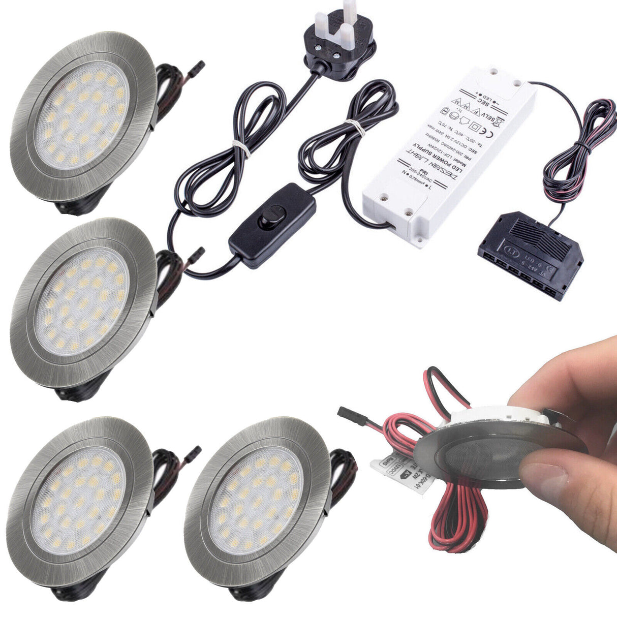 12V Kitchen Recessed LED Light Under