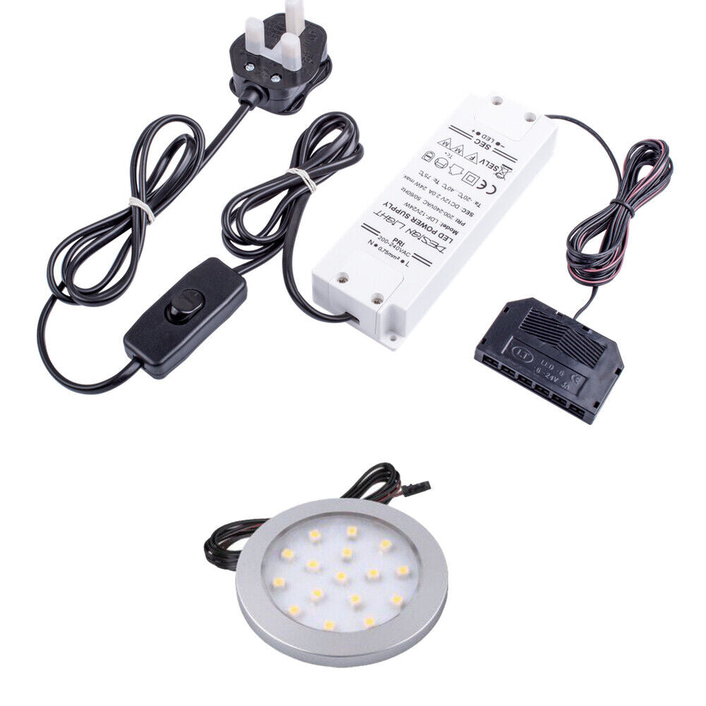 Under Cabinet LED Light - Orbit 12V LED Warm/Cool White for Campervan, Kitchen, Wardrobe, Cabinet