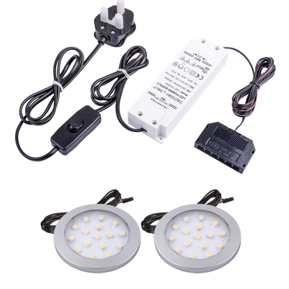 Under Cabinet LED Light - Orbit 12V LED Warm/Cool White for Campervan, Kitchen, Wardrobe, Cabinet