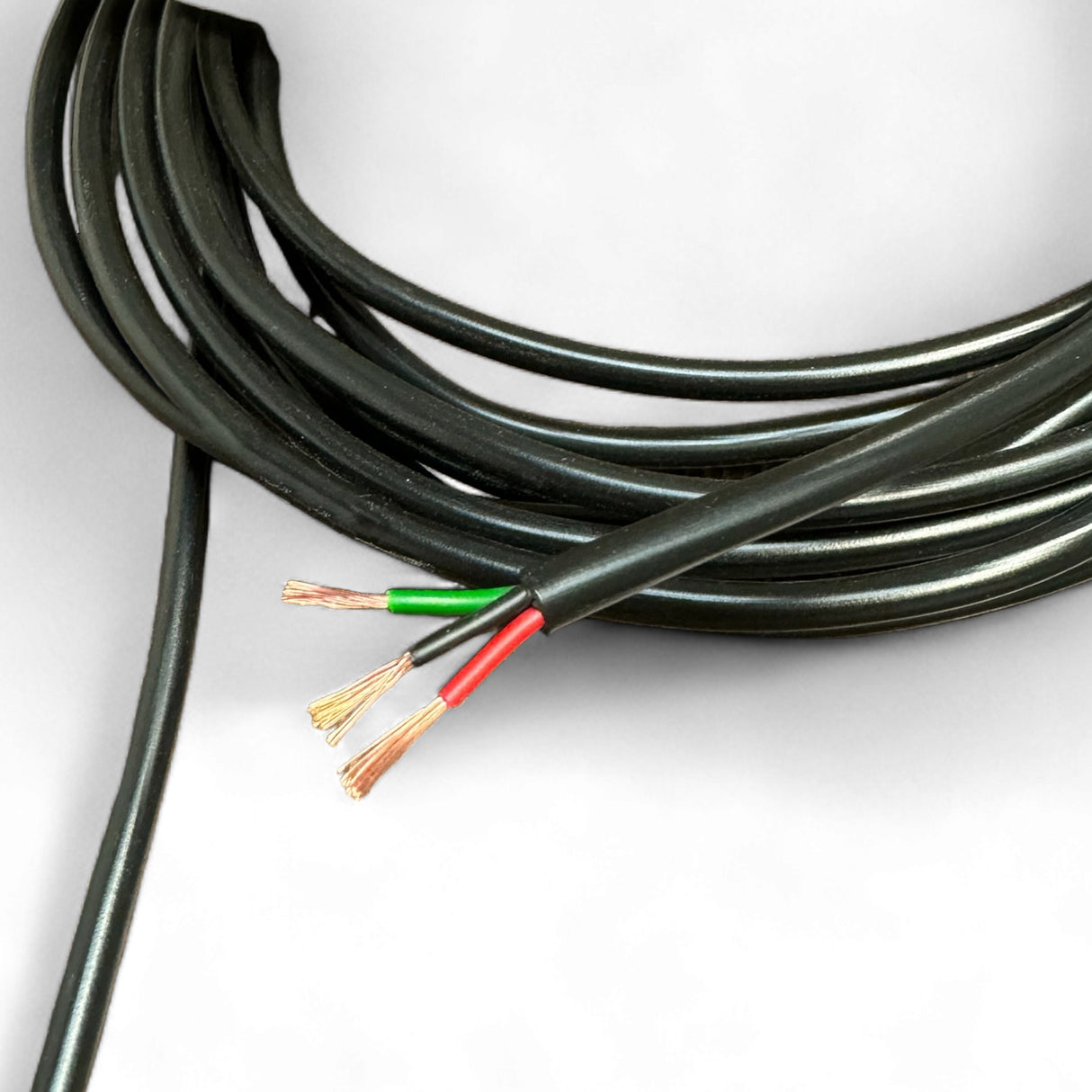 3 Core Cable 1.0mm² 16.5Amps Round Red/Black 12V 24V Auto Car Boat Automotive Wire