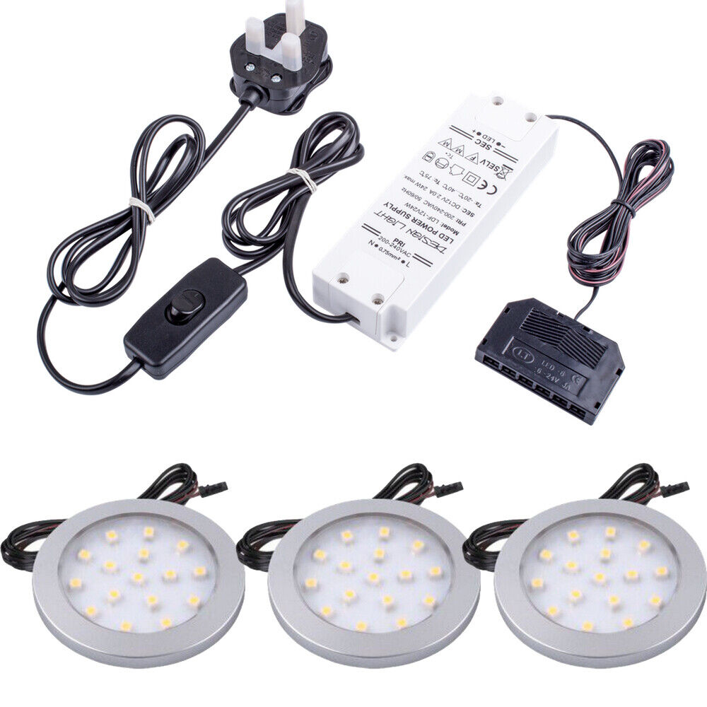 Under Cabinet LED Light - Orbit 12V LED Warm/Cool White for Campervan, Kitchen, Wardrobe, Cabinet