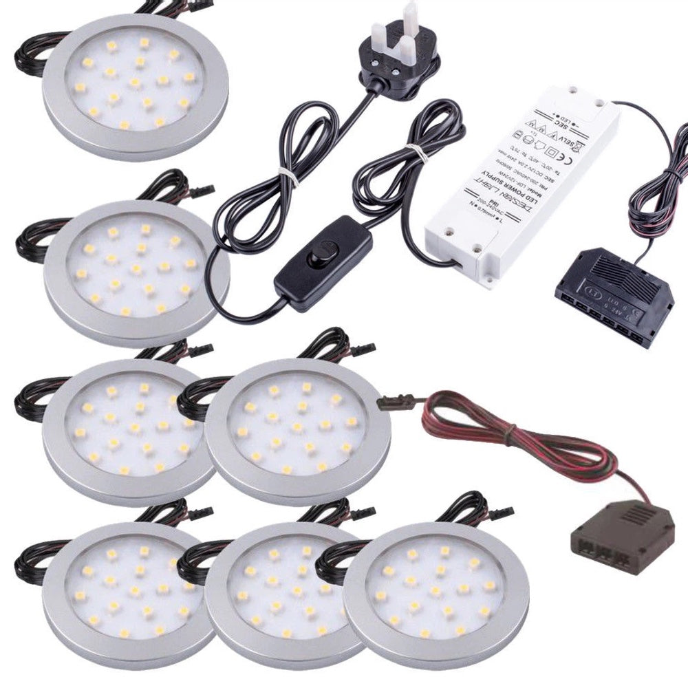 Under Cabinet LED Light - Orbit 12V LED Warm/Cool White for Campervan, Kitchen, Wardrobe, Cabinet