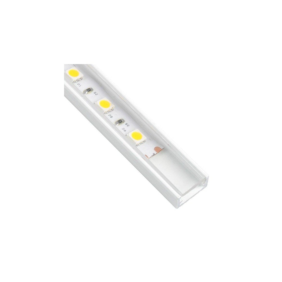 Aluminum LED Profile LINE MINI 1m Strip | Surface Mounted