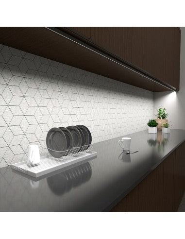 Corner LED Strip Channel - 1m TRI-LINE MINI Aluminum Profile