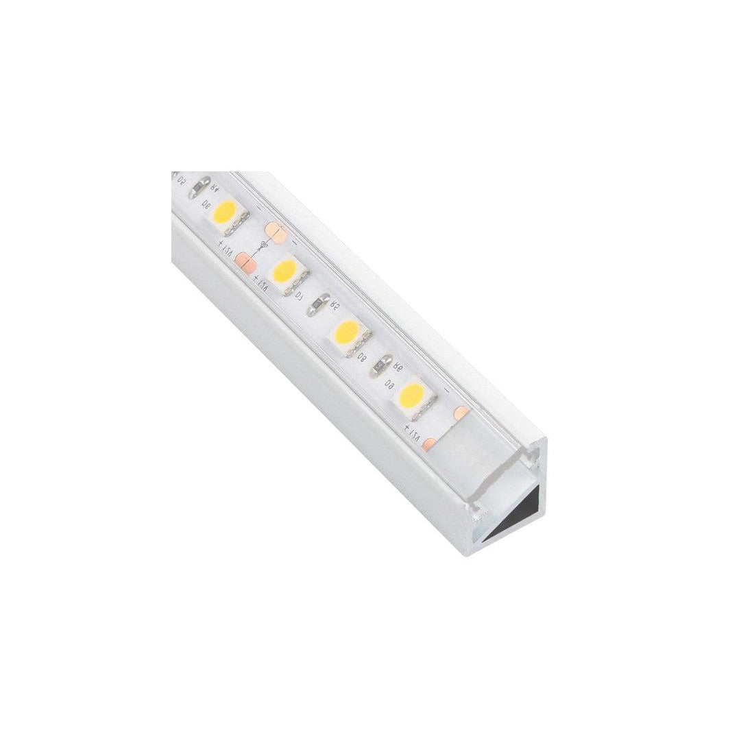 Corner LED Strip Channel - 1m TRI-LINE MINI Aluminum Profile