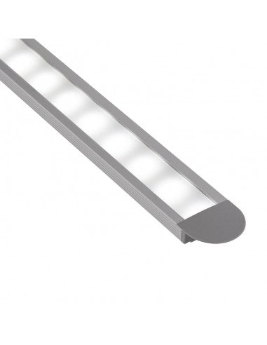 Aluminum Profile ZENOLINE 2m | Recessed LED Mounted Channel