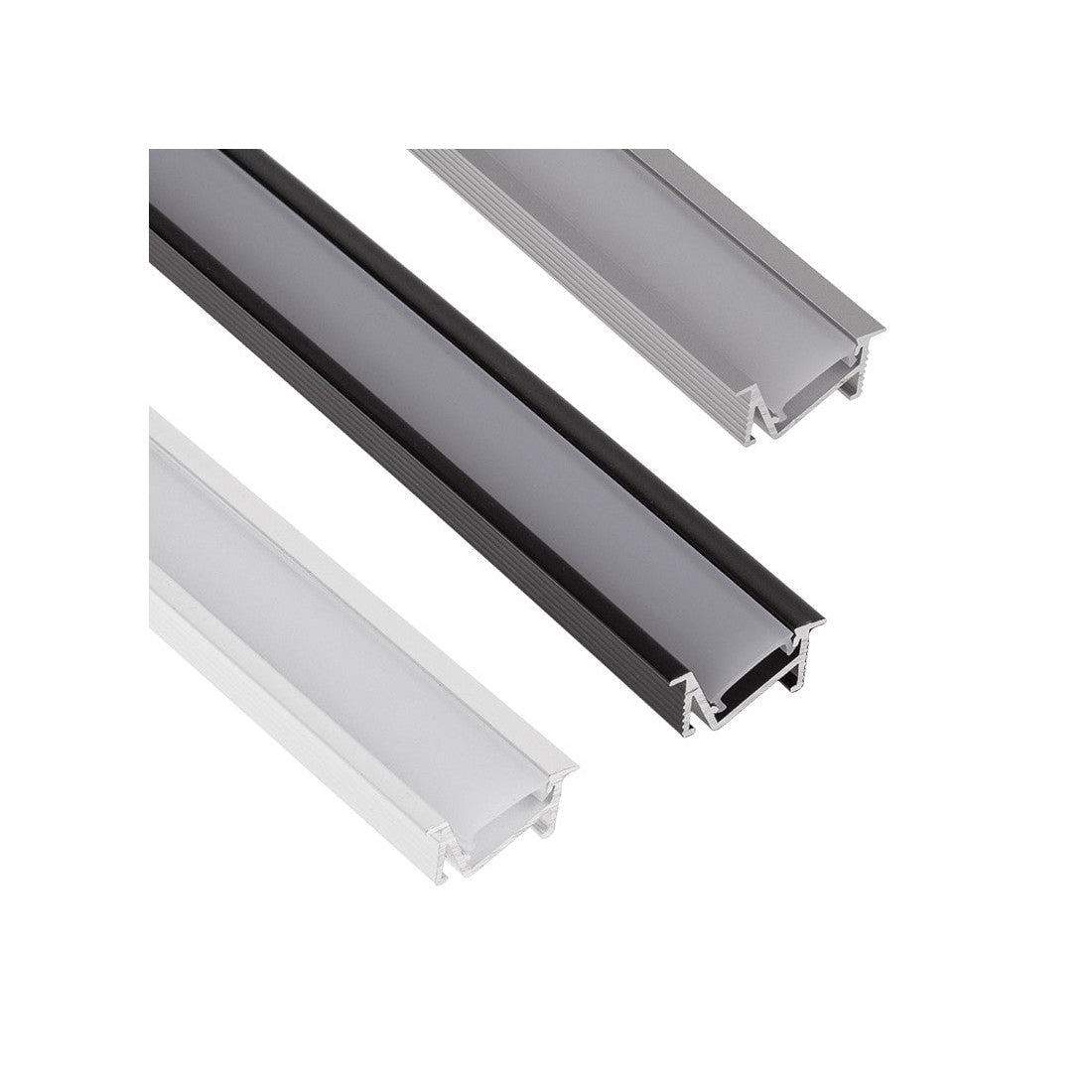 Aluminum Profile ZENOLINE 2m | Recessed LED Mounted Channel