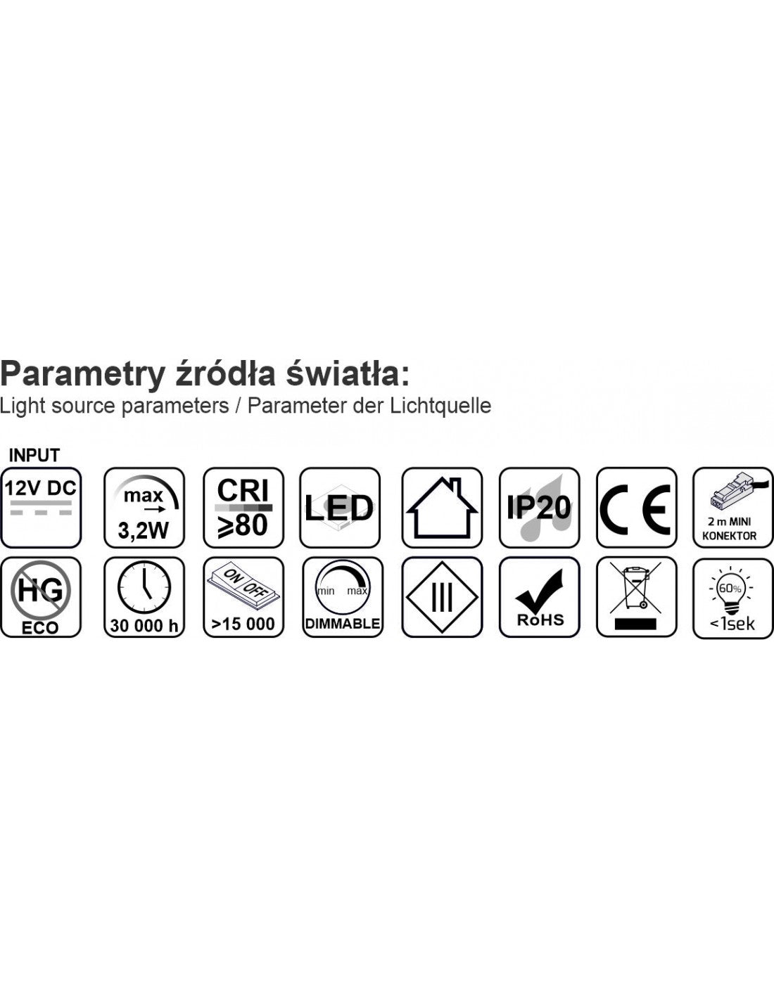 FOTON 3.2W Under-Cabinet LED Luminaire