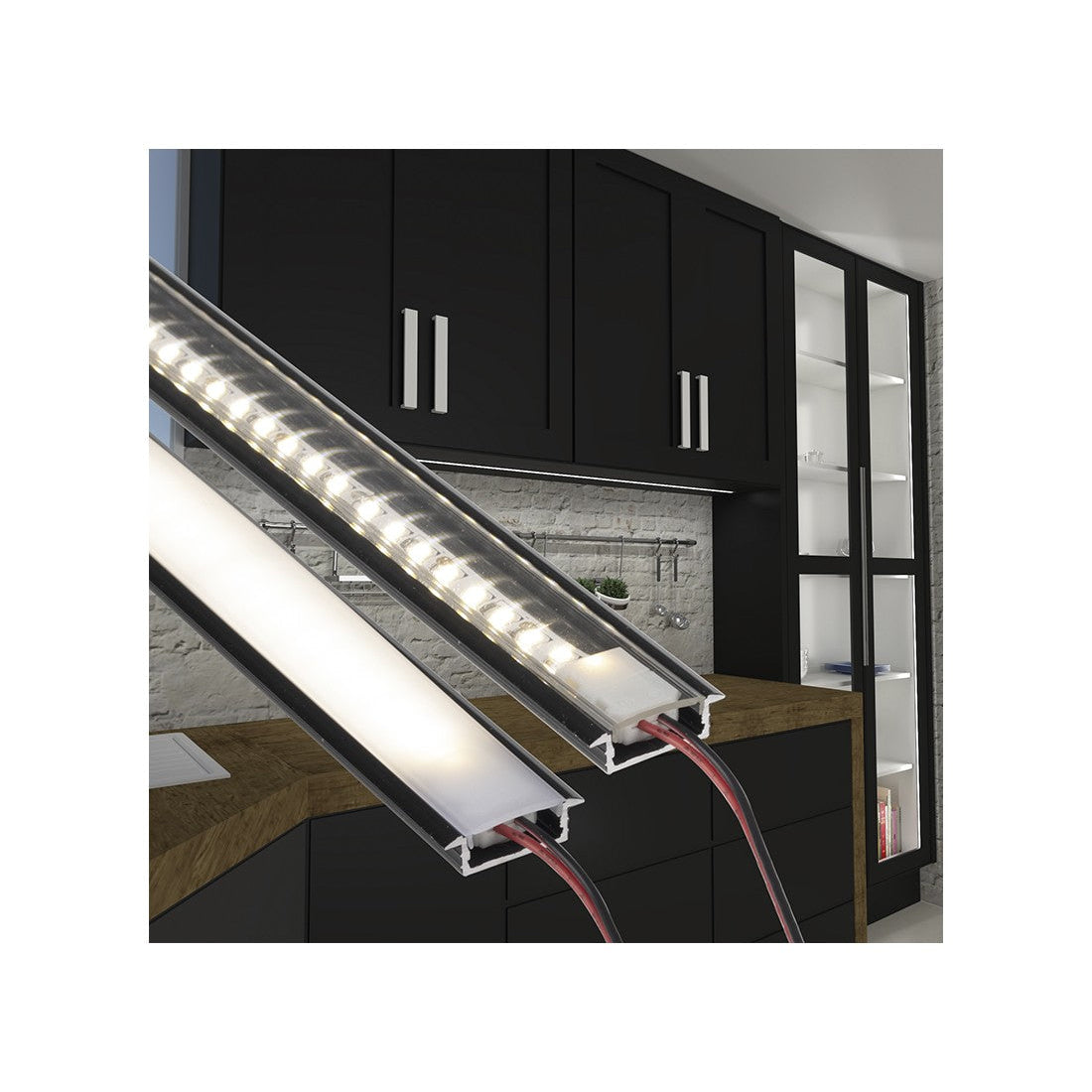 Aluminum Profile INLINE Z 2m | Recessed Mounted Channel