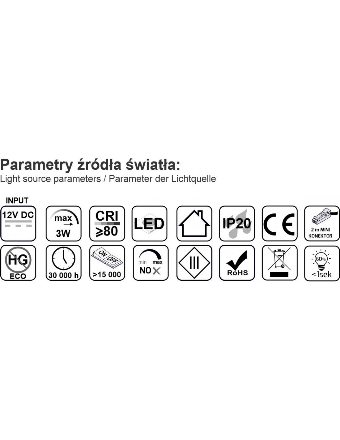 ORBIT XL MASTER 3W 3-Point Under Cabinet LED Light Set