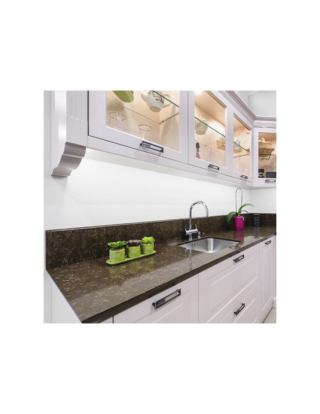 OVAL 2W Recessed LED Cabinet Light