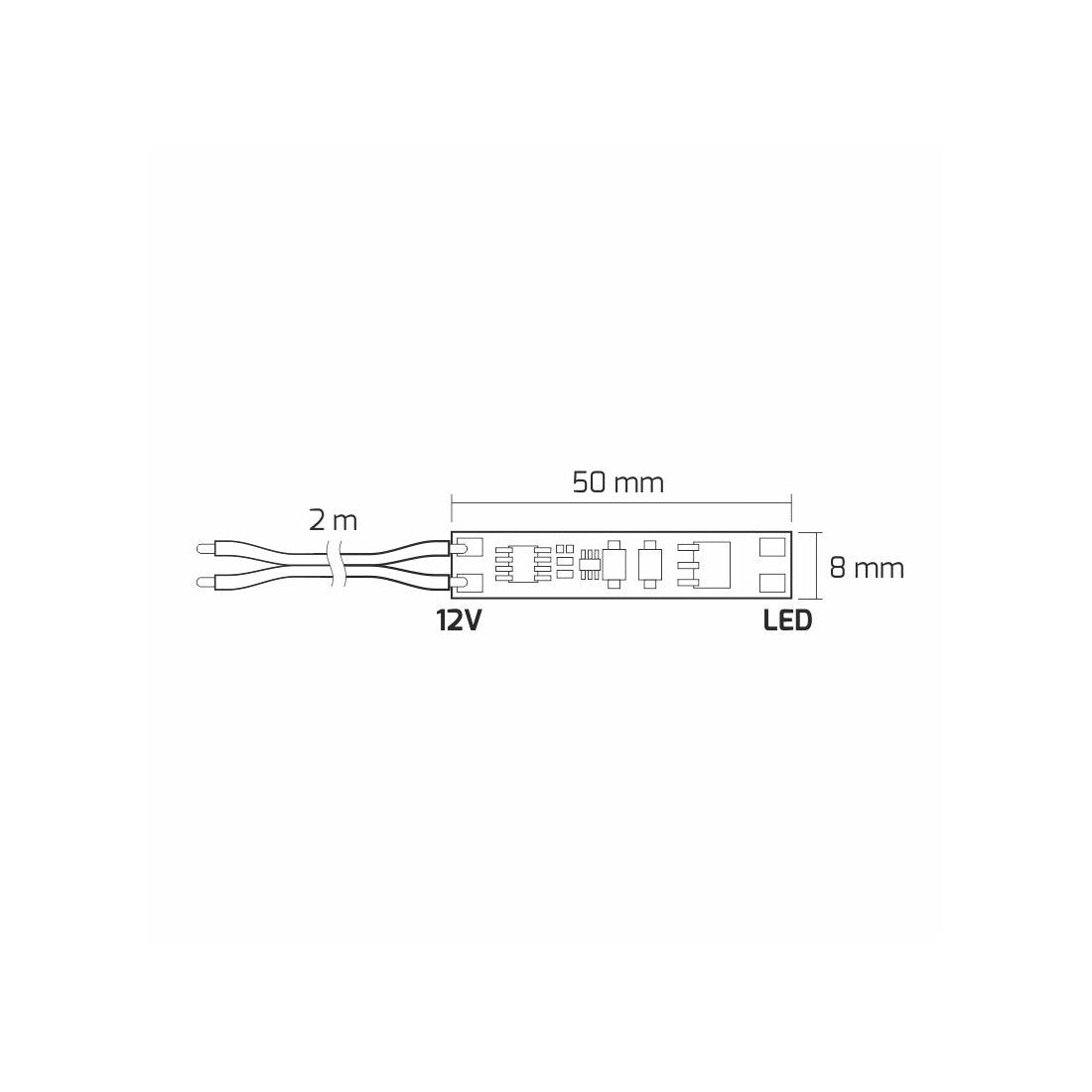 Touch Switch with 2m cable for LED profiles XC60