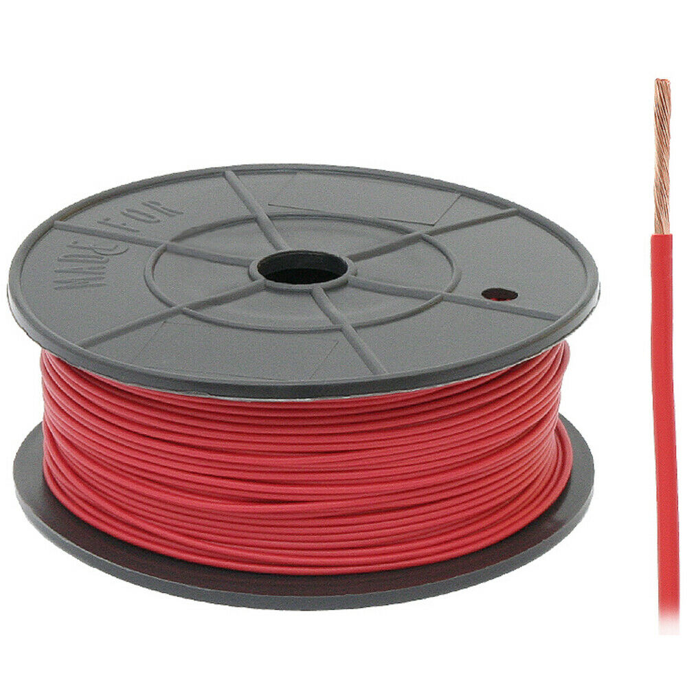 1.0mm² 16.5 AMP Single Core Cable 12V 24V Thinwall Stranded Wire