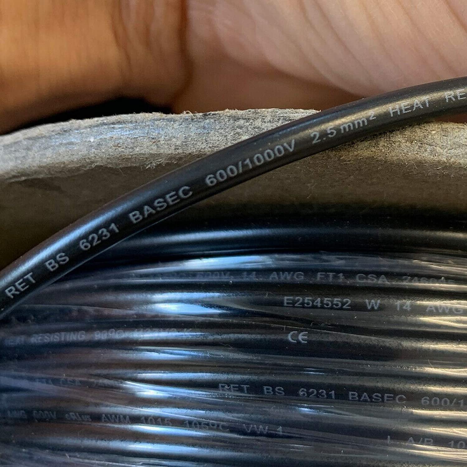 2.5mm² Tri-Rated Wire Cable for Control Panels, Switchgear & Instrumentation