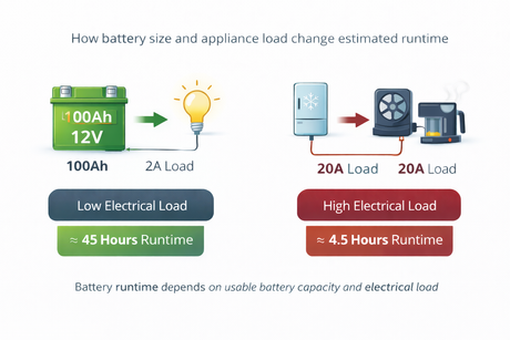 How Long Will a 12V Battery Last? Runtime Guide for Campervan & Leisure Batteries