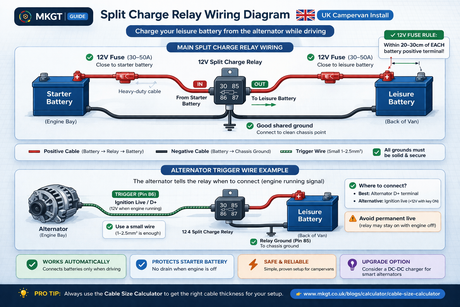 Split Charge Relay Wiring Guide (UK Campervan Installations) | MKGT