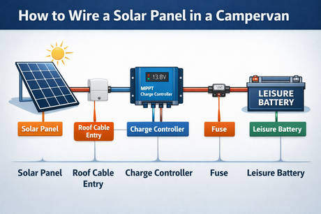 How to Wire a Solar Panel in a Campervan | Step-by-Step 12V Solar Wiring Guide