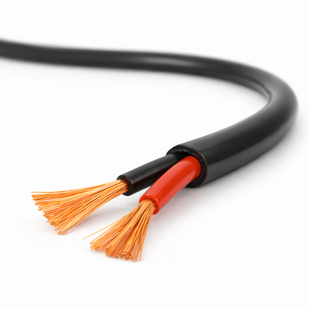 20m Flat Twin Auto Cable 2 Core 1.0mm 16 Amp - Automotive Thinwall Wire (Made In UK)