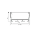 JAPET XL Profile 2M | Architectural LED Channel