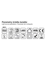 AMBER 4.5W Universal LED Bathroom Light