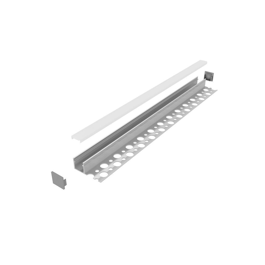 Ceramic Line K Tile Profile for LED Strip | Architectural LED Channel