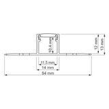 Ceramic Line P Tile Profile for LED Strip | Architectural LED Channel