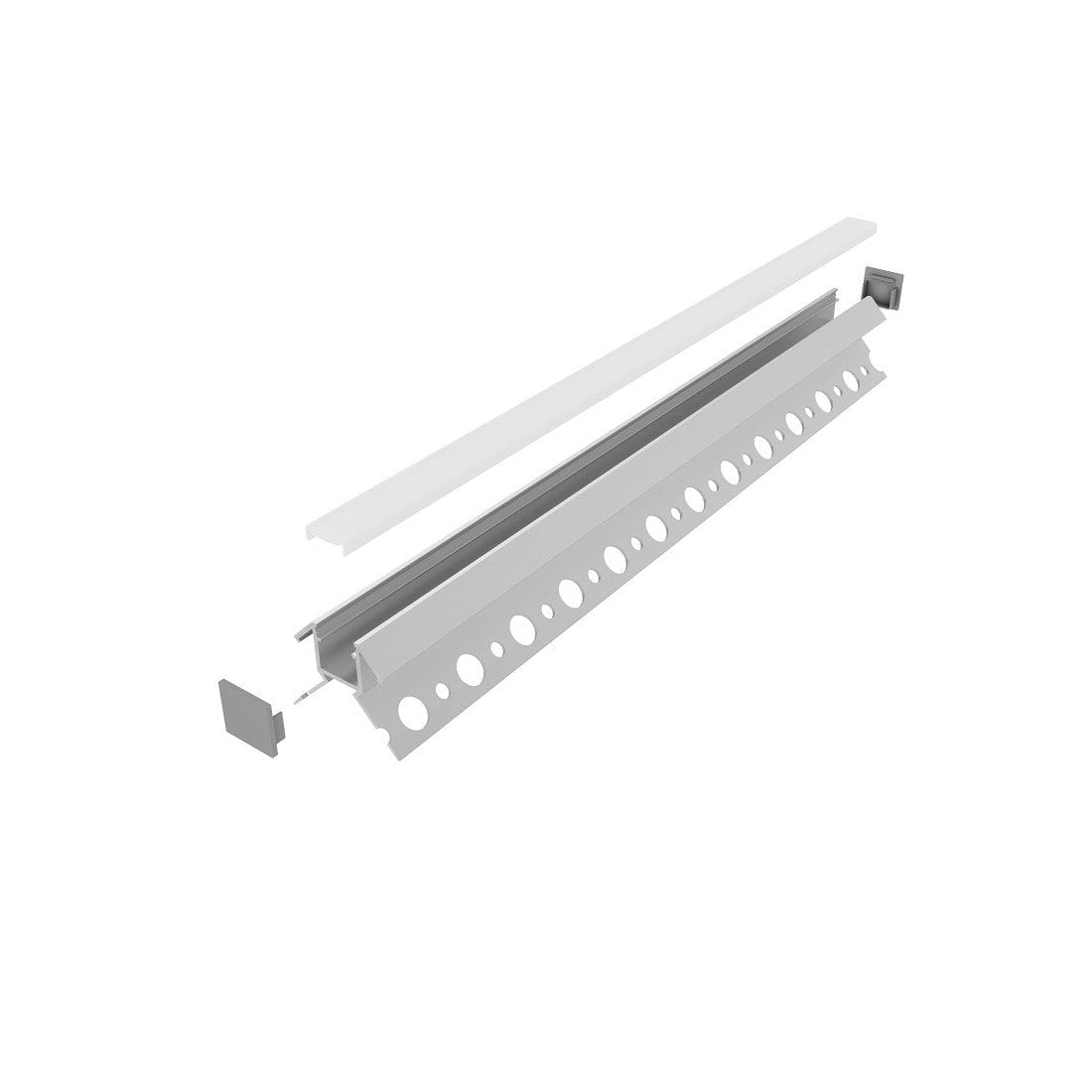 Ceramic Line Z Tile Profile for LED Strip | Architectural LED Channel