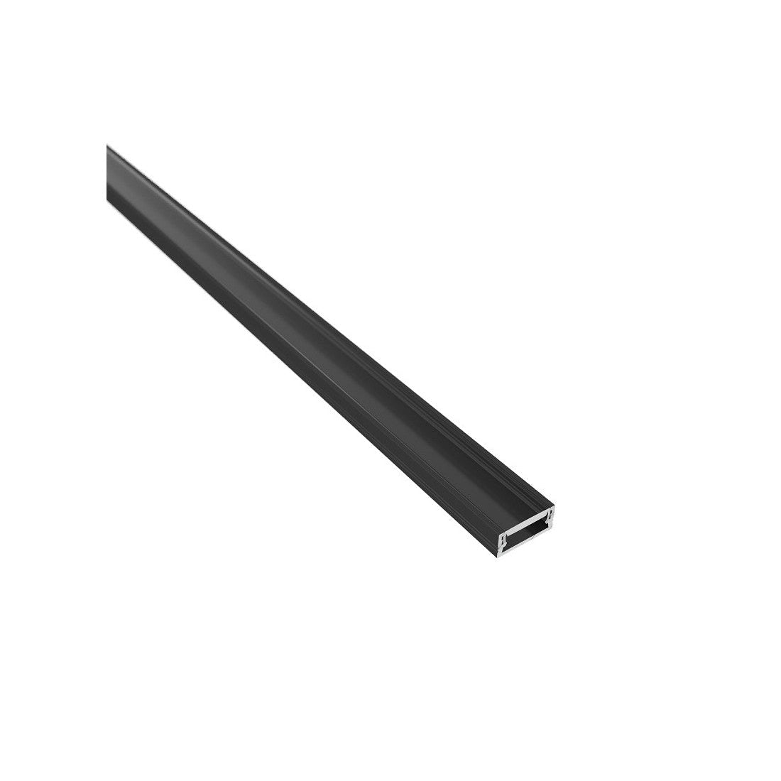 Greenice Alu-Profil Für LED-Streifen – 2m, Transparent, Mit Diffusor & Montagezubehör