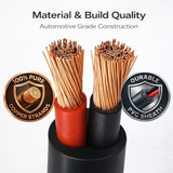 MKGT 2 Core Flat Twin 12V Automotive Cable Wire Red/Black 1.0mm² 16.5A