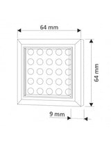 Square XL LED Under Cabinet Light – 2W Energy-Efficient Lighting