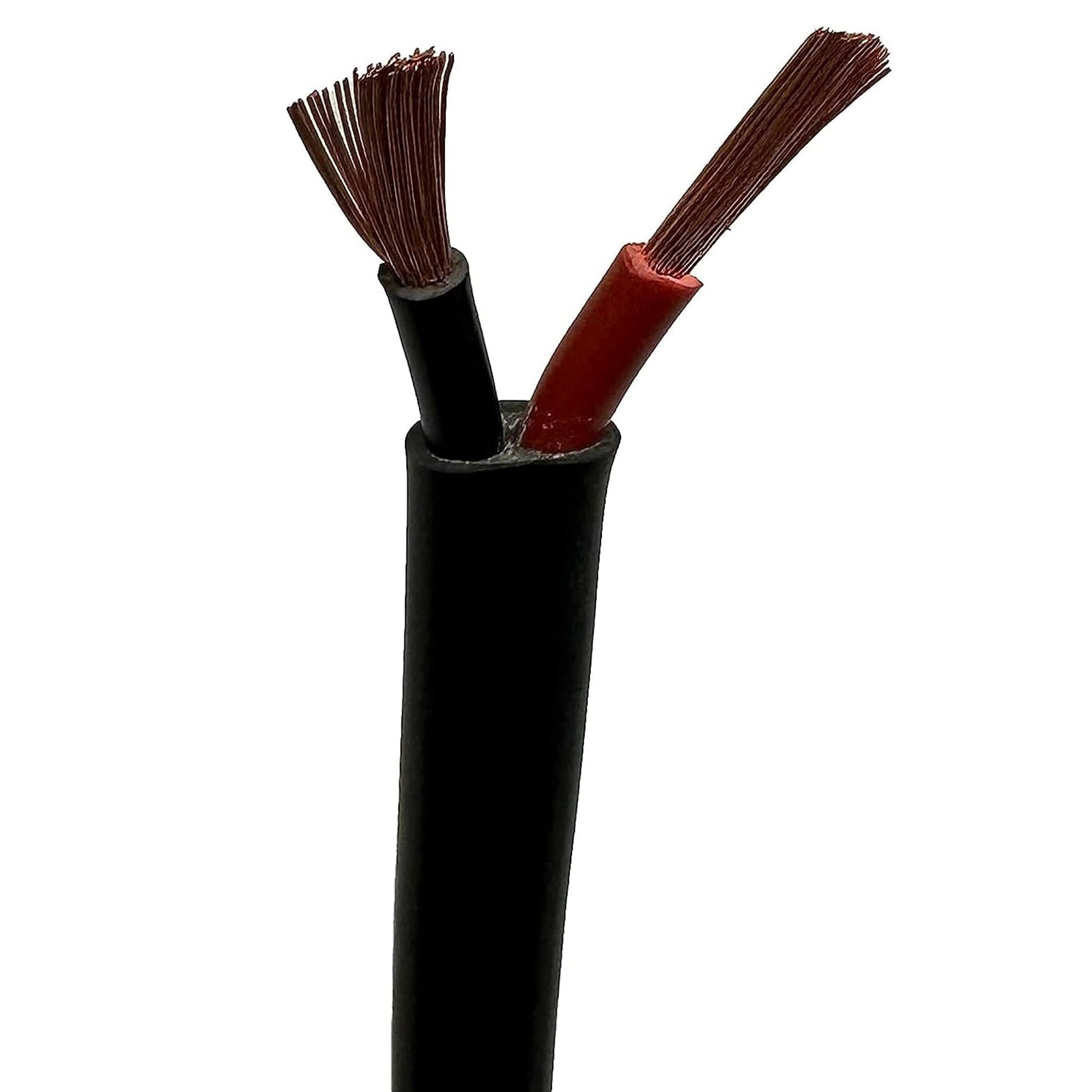 2 Core Standard PVC Wall Cable 0.65mm² 5.75Amps Flat Twin Red/Black 12V Wire